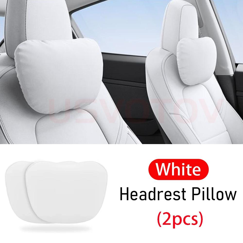 Car Seat Headrest Neck Pillow for Tesla Model 3 Model Y Model S Model X Comfort Memory Neck Support Cushion Pillow Accessories
