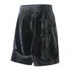 Men's Ink Wash Print Drawstring Casual Shorts Loose Streetwear Black White Bottoms