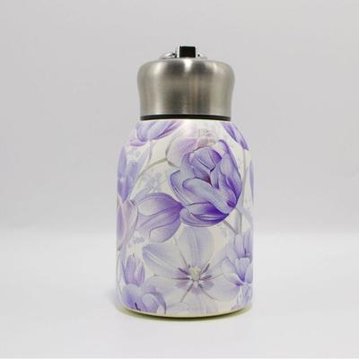 Portable 304 Stainless Steel Insulated Cup 300ml Chinese Style Coffee Mug Leak-Proof Thermal Water Bottle for Travel&Office