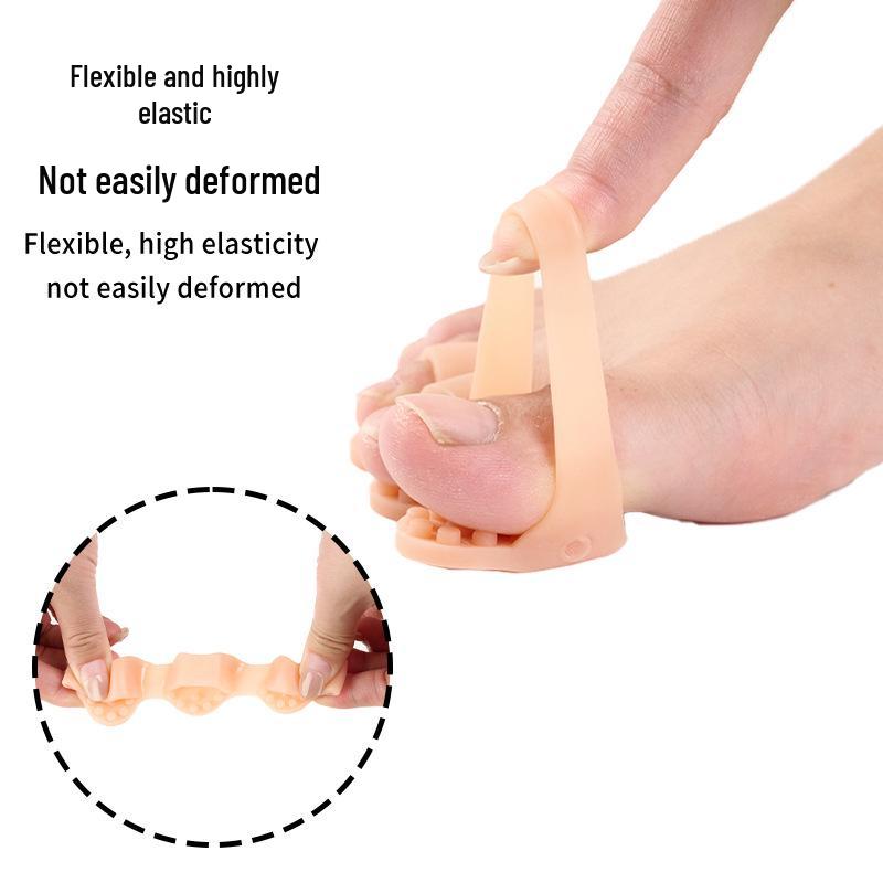 Silicone Adjustable Three-Hole Toe Separator & Corrector