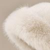 Basin Hat Women Winter Warm Thickened Brim Bucket Hat Solid Color Windproof Outdoor Cold Weather Hat Headwear