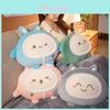 Cartoon Plush Pillow For Office Nap And Car Use, Korean Style Cushion With Soft Cotton Filling 40x40x20cm