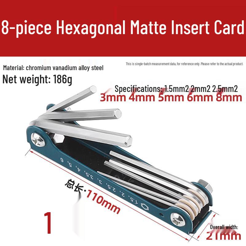 Foldable Hex Key Set: Metric, Imperial & Torx Screwdrivers