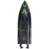 Remote Control Boat for Pools and Lakes, 2.4G Speed Boat Toy with LED Lights, Low Battery Alert for Adults and Kids
