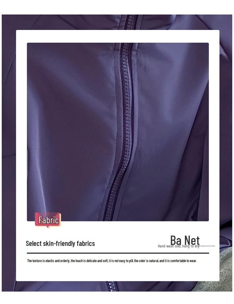 Girls' Sporty Hooded Windbreaker - Embroidered, Big Kids' Jacket for Autumn & Spring