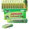Pack of 10 Non-toxic Sticky Cockroach Traps for Kitchen, Bathroom and Office