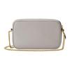 Gucci GG Marmont Double G Logo Zipper Chain Leather Crossbody Shoulder Bag Women Bags Gray 772759-CAO0G-1440
