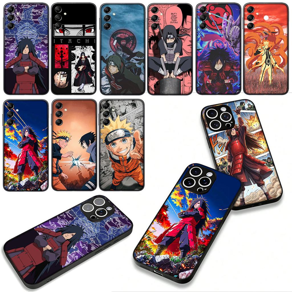 for Motorola Moto G54 G05 G24 G55 G75 G85 G15 G57 G86 Power Edge 50 30 Fusion neo Pro Case Madaras Narutos Itachi Uchiha Sasuke