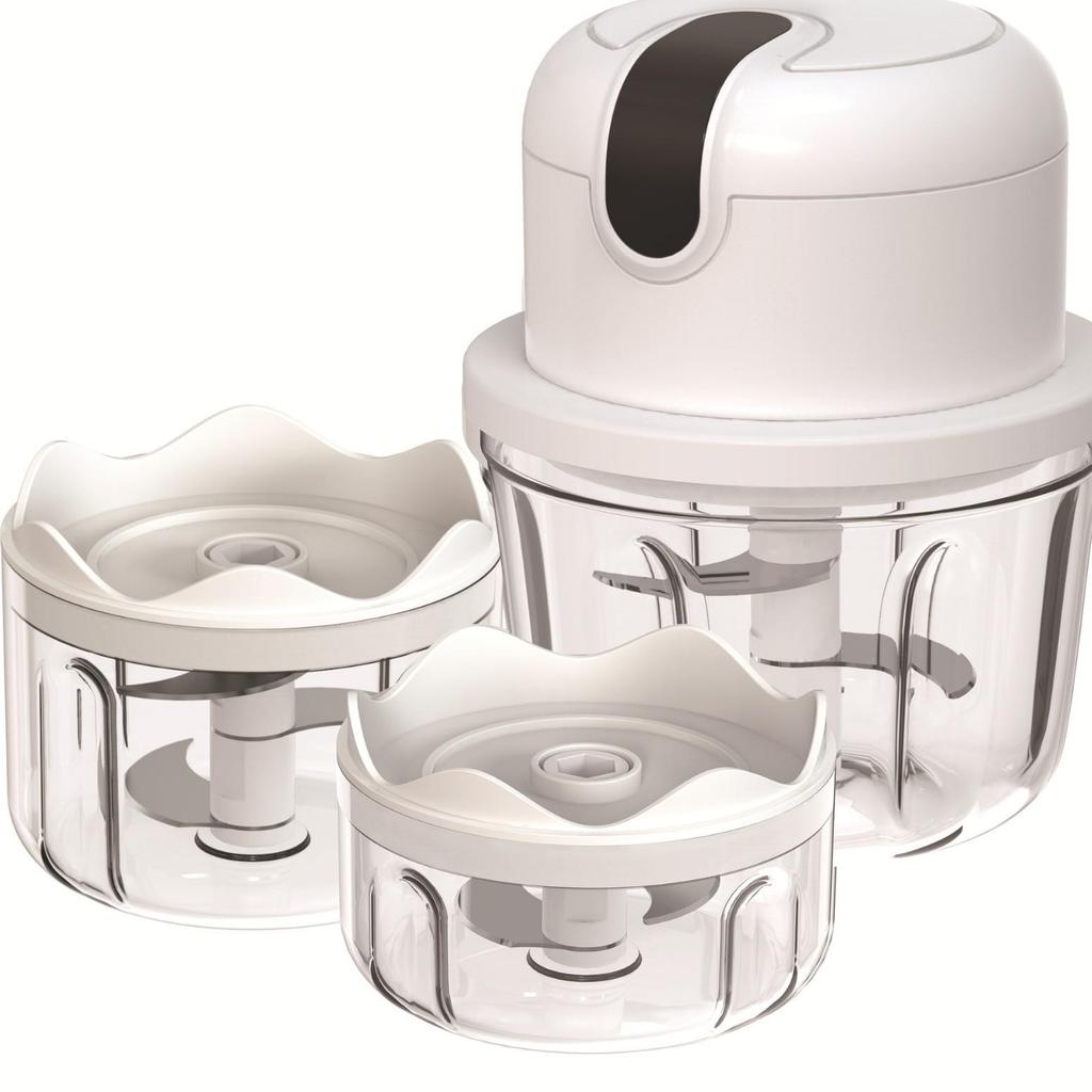 Wireless Mini Electric Garlic Press & Chopper: Automatic Stirrer, Peeler, Mincer, Baby Food Maker