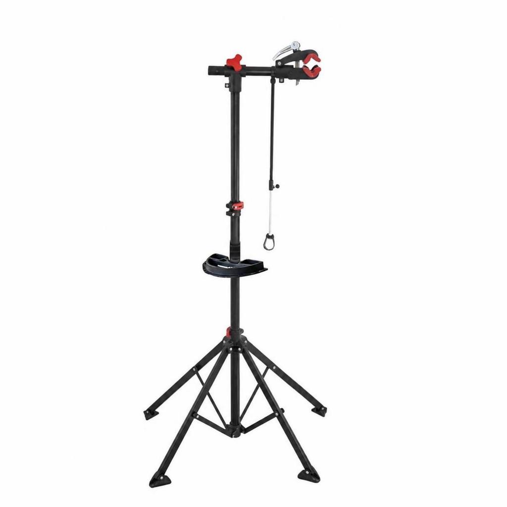 Bike Repair Stand with Tool Tray Rotatable Cycle Workstand