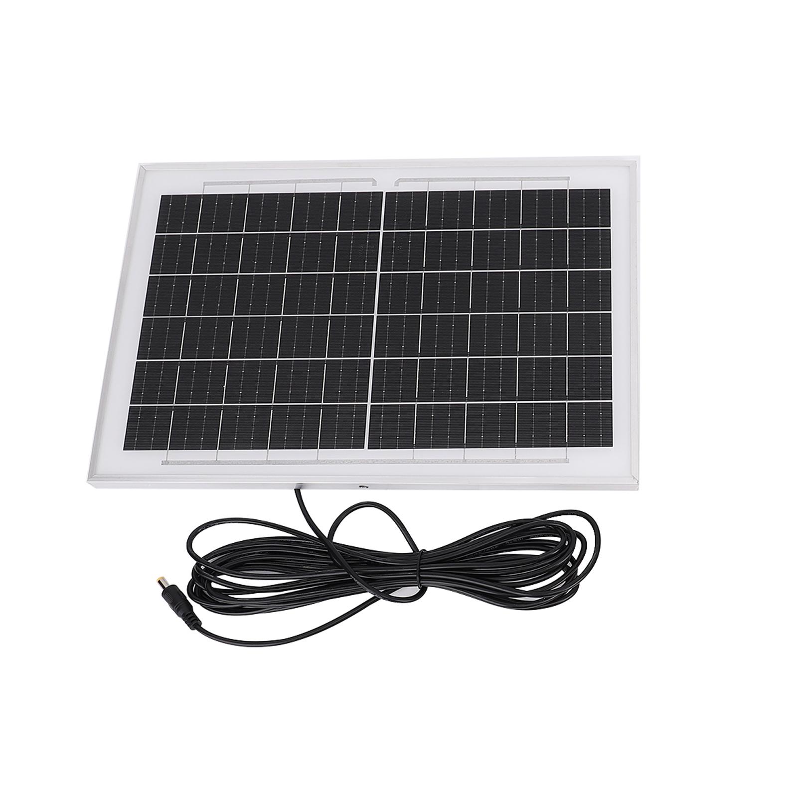 

Комплект генератора солнечной панели с USB-кабелем для зарядки, светодиодным фонариком для дома и улицы