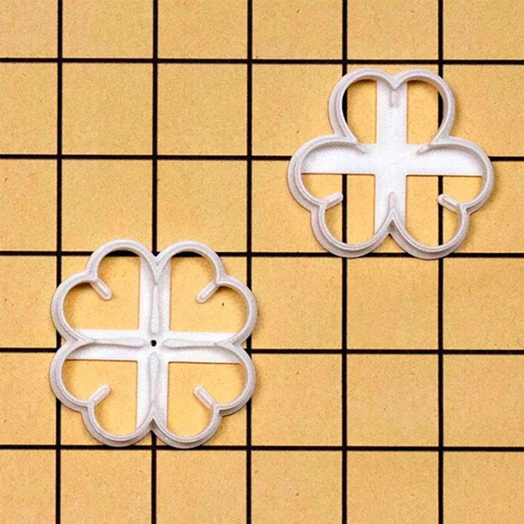 2Pcs Cookie Mold Stamp Biscuit Fondant Cake Bread Mould Sugar Chocolate Molds Party Festival Household Baking Cupcake Tools