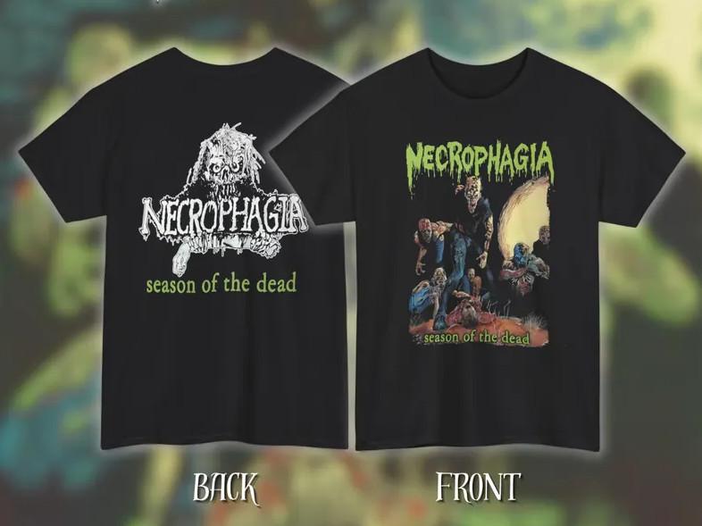 

NECROPHAGIA – Сезон Мертвих – Класична Смертельна Метал Мужская/Жіноча Футболка S