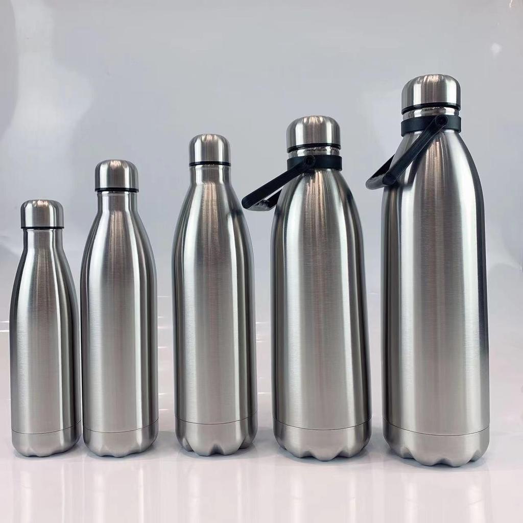 Isolierte Sport-Wasserflasche mit großem Fassungsvermögen - Doppelwandige Vakuumflasche aus Edelstahl