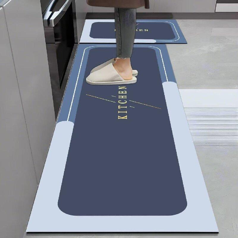 Minimalistisch Stijl Tapijt Voor Waterabsorberende Eetkamer, Keuken En Wasruimte Makkelijk Schoon Te Maken En Geschikt Voor Woondecoratie 40X60CM (1.3X2FT