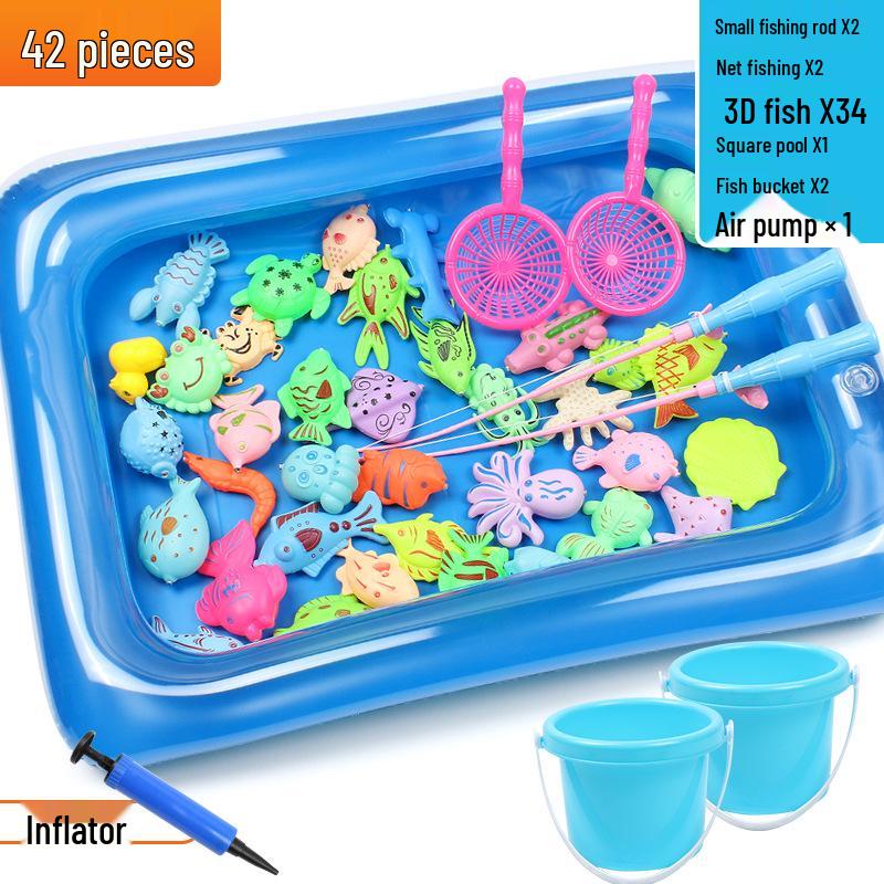 Children's Magnetic Fishing Toy Set – Summer Educational Role-Playing Game for Kids