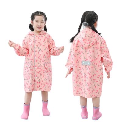 Raincoat for Rain for Girls and Elastic Suitable for School Rain for Field Transparent High for with Mobile 4 Colors [Formemory] Kids, Poncho, Suit,