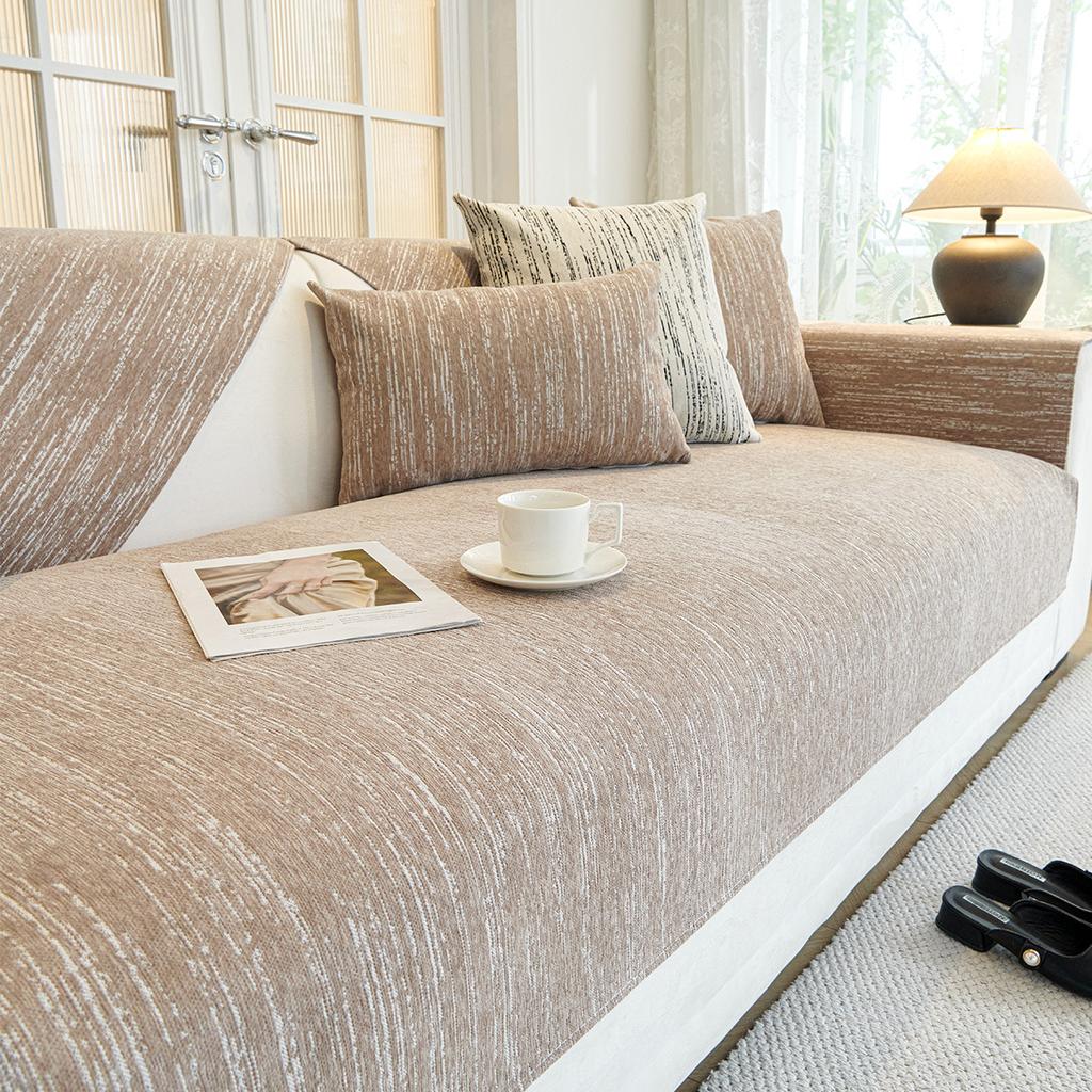 Chenille Sofa Cushion Four Seasons Universal High-Grade Simple Anti-Scratching Sofa Cover Sofa Cover Non-Slip Stain Resistant