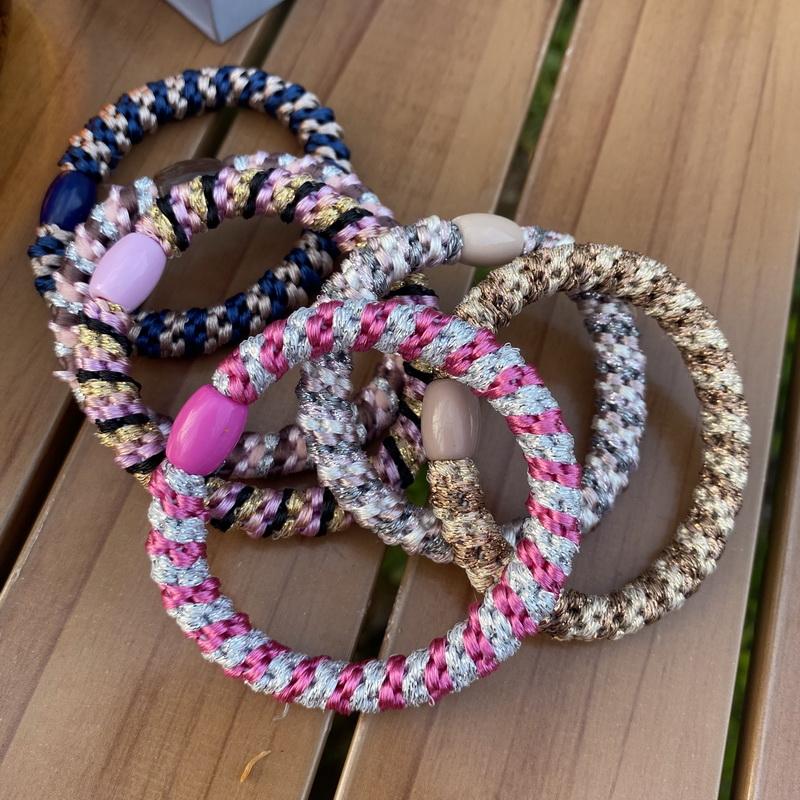 2 teile/satz Mode Knekki haar Elastiek Haar Krawatte Für Frauen elastische haar gummibänder mädchen haar seil dame haarbänder zubehör