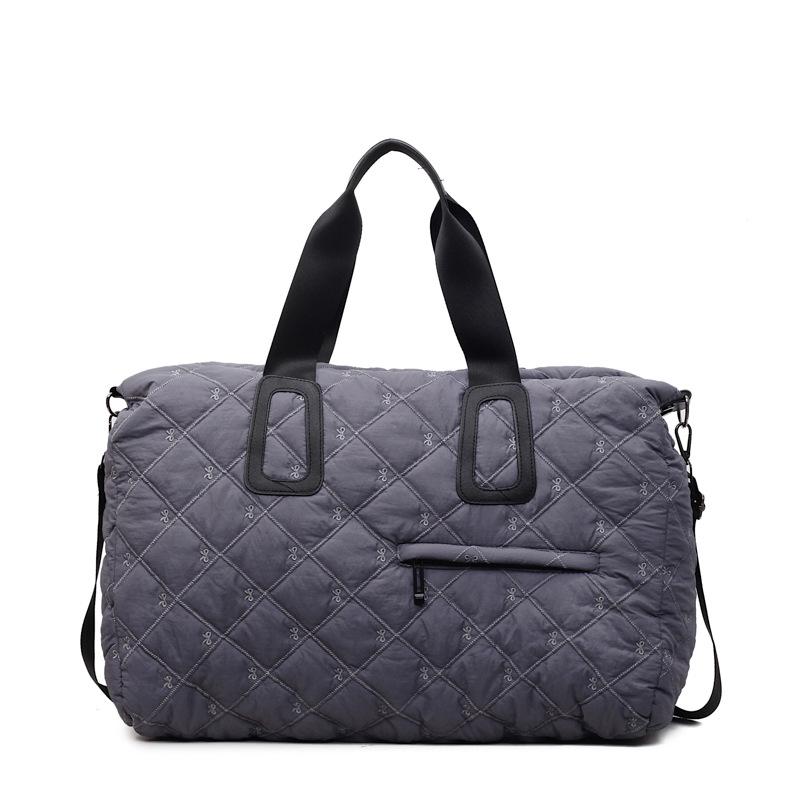 Herbst & Winter Diamantmuster Große Reise-Fitness-Handtasche & Umhängetasche