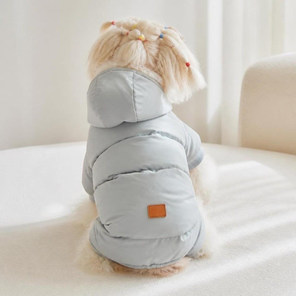 Plush Dog Hiking Jacket Winter Dog Bodysuit Fashion Dog Warm Clothes Puppy