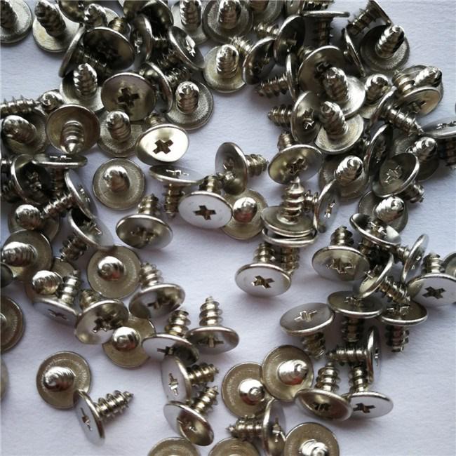 304 Stainless Steel CA Self-Tapping Flat Head Phillips Screws with Large Thin Head, Pointed Tail - Sizes: M2, M2.6, M3, M4, M5, M6.