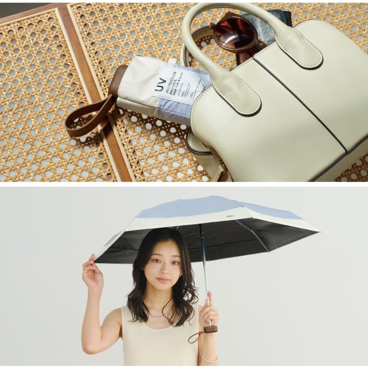 Patchwork Saxophone Blue Light UV for Sunny and Rainy Folding for Commuting and 2026Wpc. Parasol, Light-Blocking, Tiny, Heat-Blocking/100%