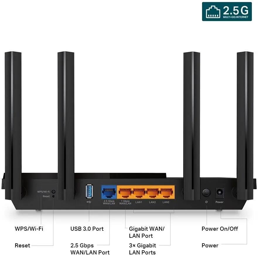 Router TP-Link Archer AX55 Pro Wi-Fi 6 AX3000 2xWAN/LAN 3xLAN USB3.0