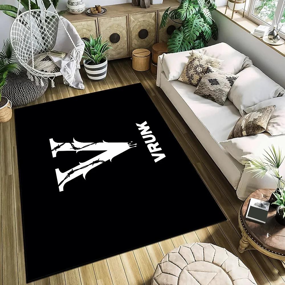 V-Vrunk Printed Small Carpet Anti-Slip Kitchen Fashion Bedroom Non Slip Washable Rug Luxury Living Room Entrance Decoration