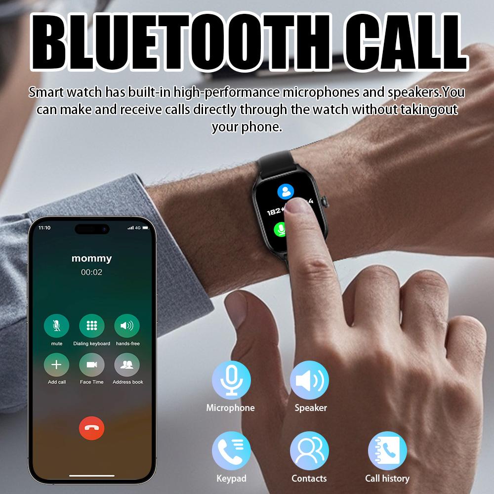 New Smart Watch Men Women Full Touch Screen Sport Fitness Tracker Bluetooth Passometer Information Display Smartwatch