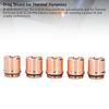 5pcs Amperage Rating 30-120A Drag Shield Cap Drag Cutting Plasma Cutting Torch Cap  Welding Workshop