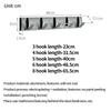 YUNJIEYA Folding Door Hooks Towel Hanger Nail Free Punch Wall Rack  Hook Coat Clothes Holder for Bathroom Kitchen Accessories