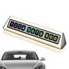 Auto Parkplatz Telefonnummernschild Temporäres Nummernschild Parkschild Magnetisch Auto Fahrzeug Park Handy Nummern Schild Für Auto