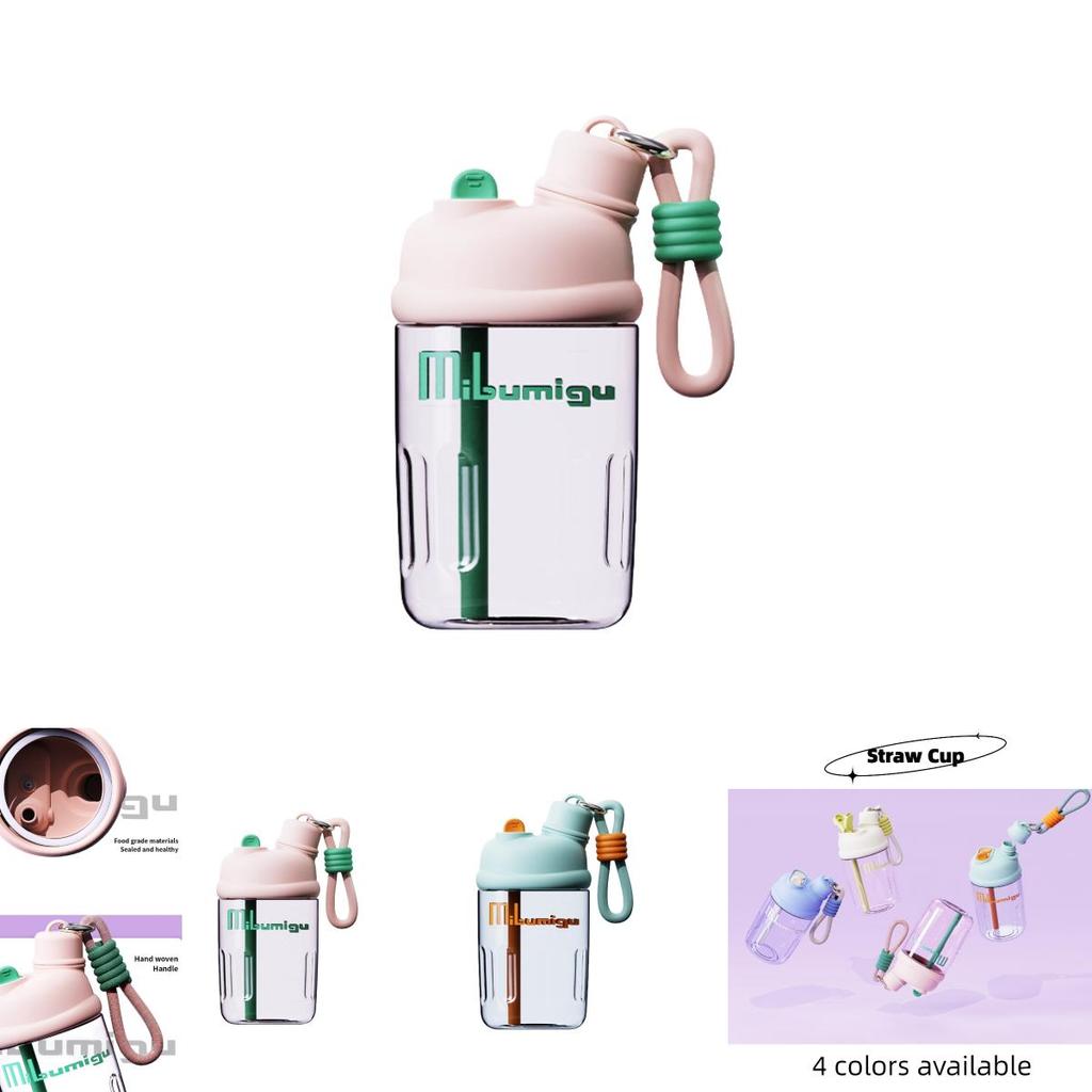 Modern And Minimalist Style Tritan Straw Water Bottle For Boys And Girls Ideal For Office Home And Car Use