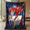 Serbia Printed Flannel Blanket Skin Friendly Warm Decorative Throw for Indoor Couch Bed Daily Use