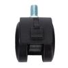 4pcs Black Locking Caster Wheels With Brake Furniture Caster Wheels Swivel Caster Wheels  Furniture
