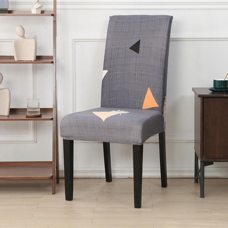 1PC Drukowanie Elastyczne Pokrowce Na Krzesła Jadalne Elastyczne Pokrowce Na Siedzenia Pokrowce Na Krzesła Do Jadalni Wesele Hotel Bankiet Biuro