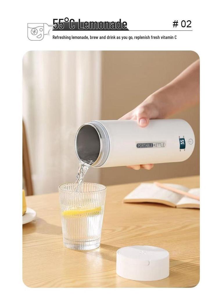 Compact Electric Water Cup for Dorms & Offices