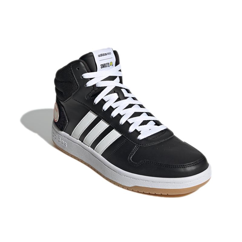 Adidas Hoops 2.0 Mid 'Black White' Sneakers GY7616