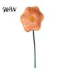 Insect Watering Station Handmade Ceramic Pollinator Station, Colorful Flower Bee Water Feeder & Butterfly Bird Bed Post Decoration Bath, Small Outdoor