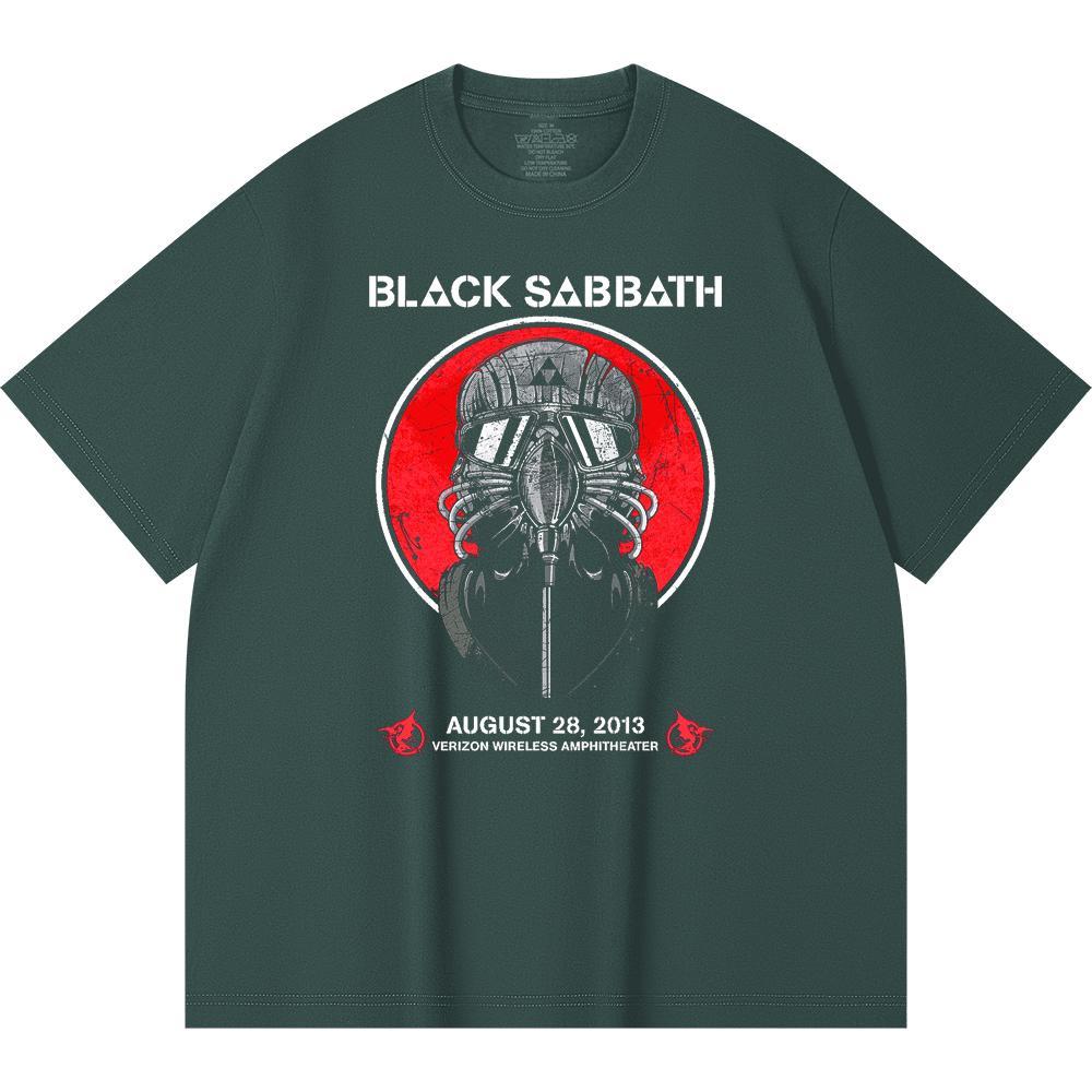 T-shirt Heavy Metal 230 g/m² 100% Bawełna Z Nadrukiem Zespołu Rockowego Popularnej Muzyki Unisex Ciężki Bawełniany T-shirt