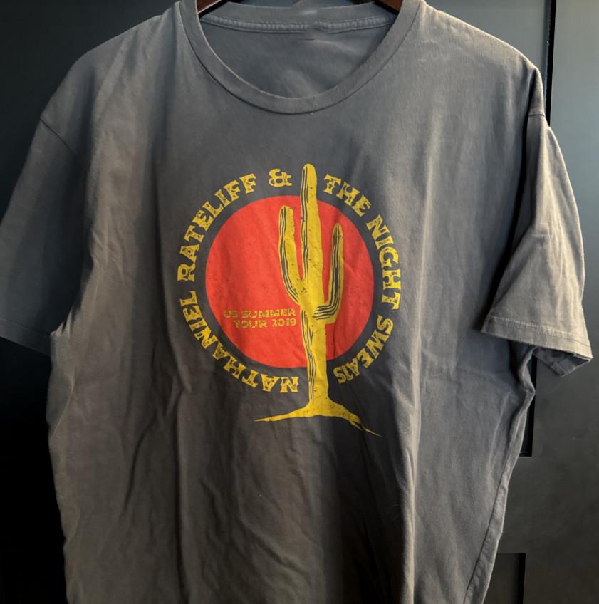 Vintage Nathaniel Rateliff Night Sweats Tour T-Shirt Full Size BS811 S