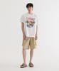 COVERNAT Tropical Graphic T-Shirt White