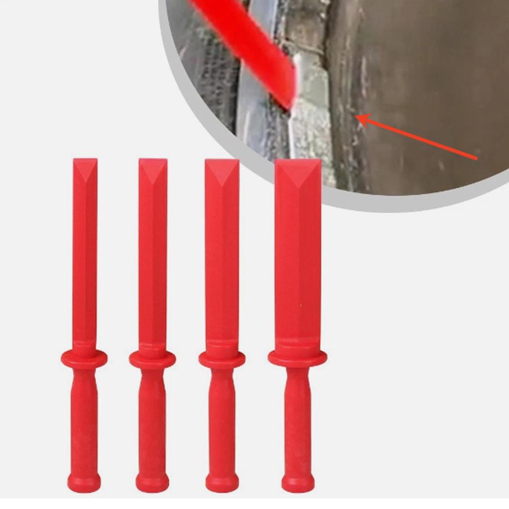 Wheel Weight Removal Tool Rim Adhesive Cleaning Chisel Scraper Set Tire Adhesive Remover Tool for Commercial Home Garage
