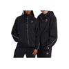 Nike X Patta Running Team Jacke mit durchgehendem Reißverschluss Schwarz Unisex Streetwear FJ3087-010