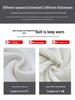 Women's Black Thick Lambswool Cotton Patchwork Wide-Leg Pants - Autumn/Winter Warm Velvet Plush, Straight-Leg Style