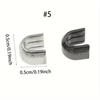 200pc Metal Zipper Stopper Set - Premium Aluminum Alloy, Easy Install, Ideal for Jackets, Bags, Footwear Repair