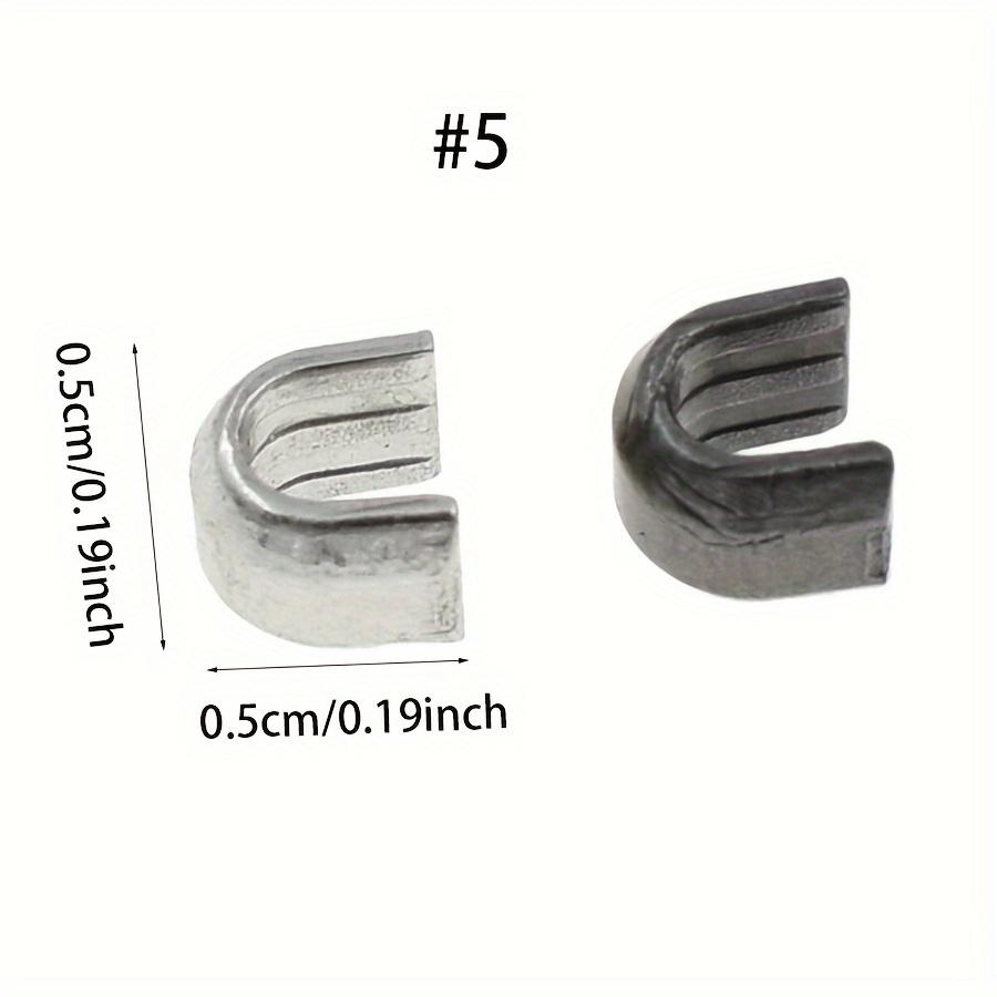 200pc Metal Zipper Stopper Set - Premium Aluminum Alloy, Easy Install, Ideal for Jackets, Bags, Footwear Repair