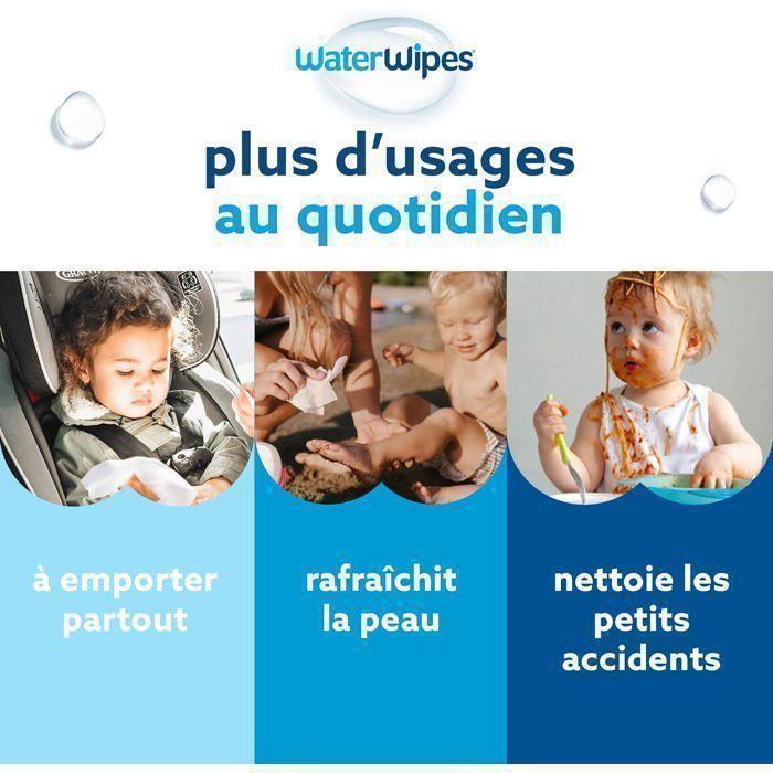 WATERWIPES paquet de 60 lingettes