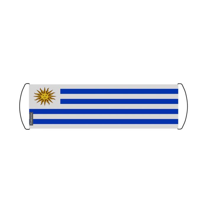 Drapeau - Uruguay - 24 x 70 cm - Polyester - Imperméable - Recto/verso
